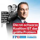 Wahlplakat mit HC Strache