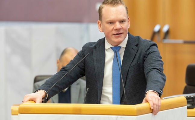 Christof Bitschi am Rednerpult