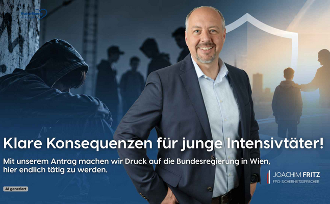 Joachim Fritz: Klare Konsequenzen für junge Intensivtäter