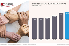 Sparkurs wirkt - VLK-InfoGrafik | (c) Land Vorarlberg 